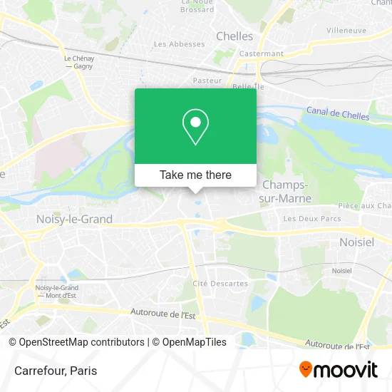 Carrefour map