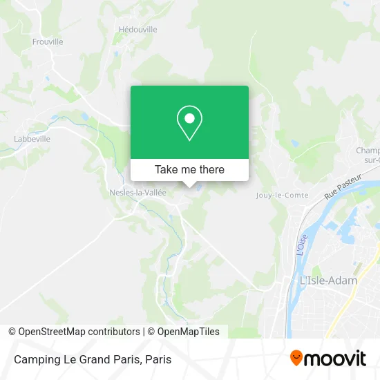 Camping Le Grand Paris map