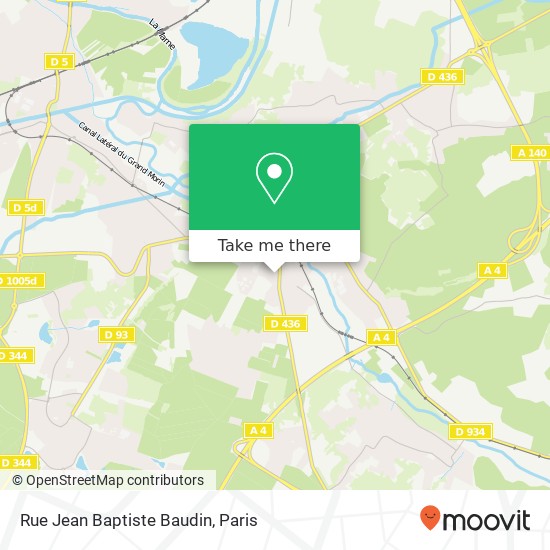 Rue Jean Baptiste Baudin map
