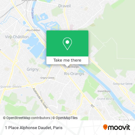 Mapa 1 Place Alphonse Daudet