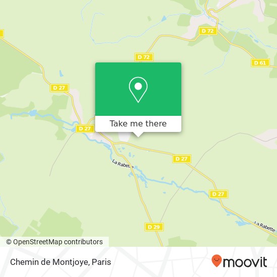 Chemin de Montjoye map