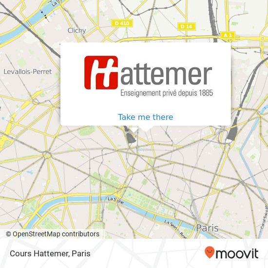 Mapa Cours Hattemer