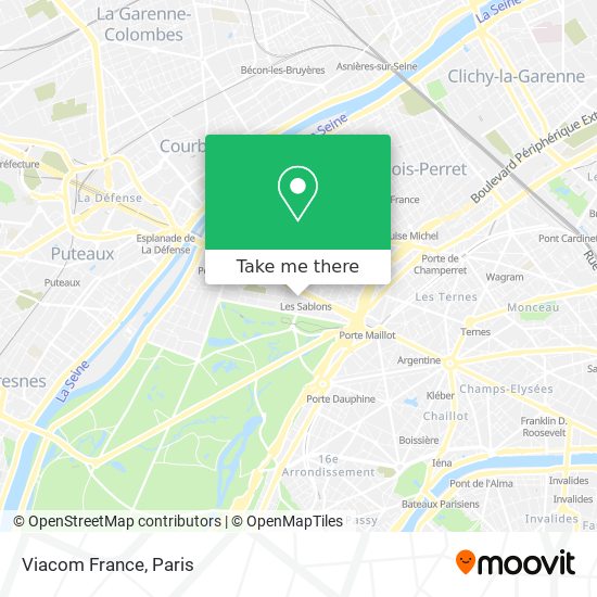 Viacom France map