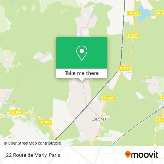 Mapa 22 Route de Marly