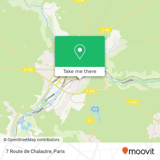 7 Route de Chalautre map