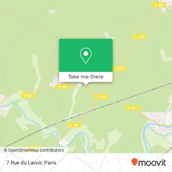 Mapa 7 Rue du Lavoir