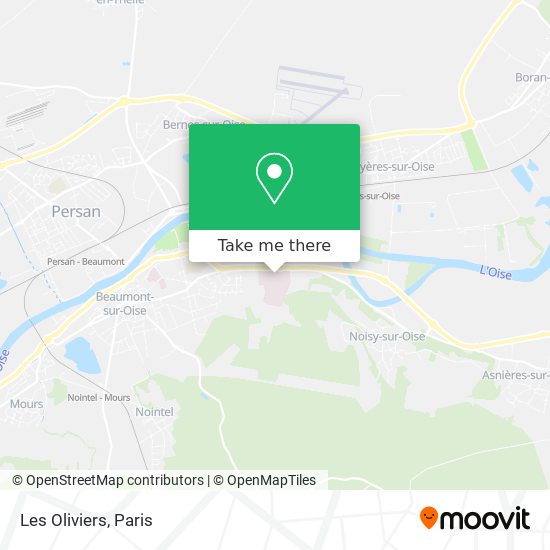 Les Oliviers map