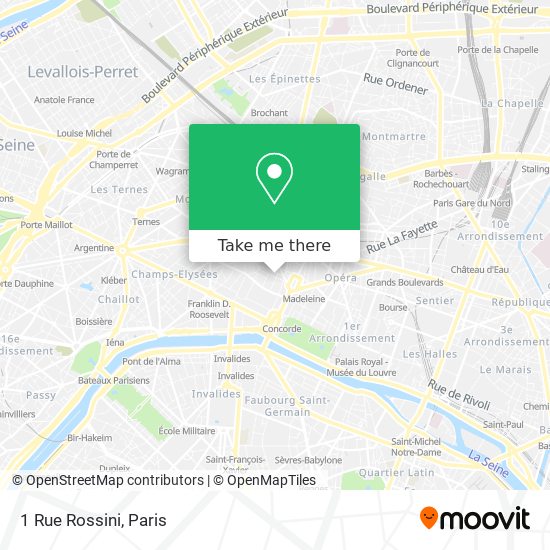 1 Rue Rossini map