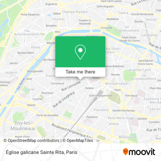 Église galicane Sainte Rita map