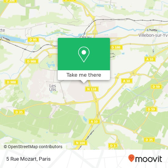 5 Rue Mozart map