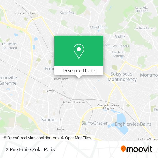 Mapa 2 Rue Emile Zola