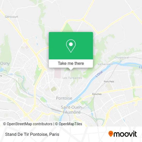 Stand De Tir Pontoise map