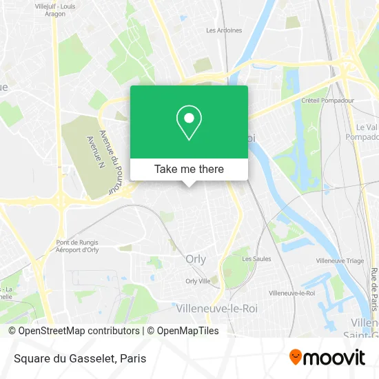 Square du Gasselet map