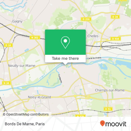 Bords De Marne map