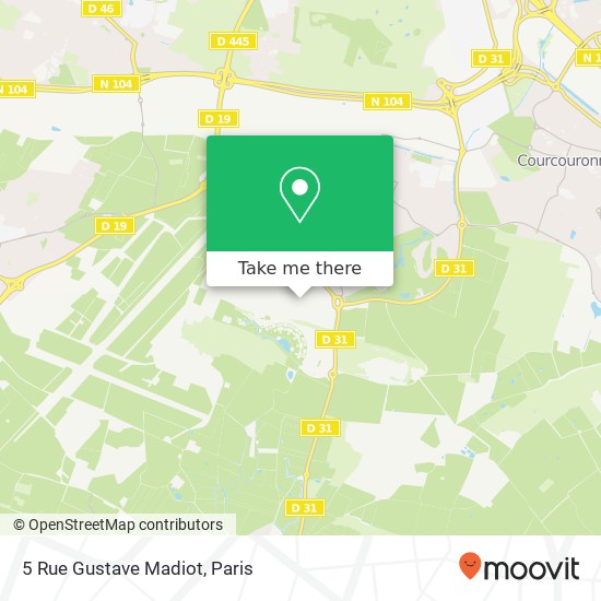 Mapa 5 Rue Gustave Madiot