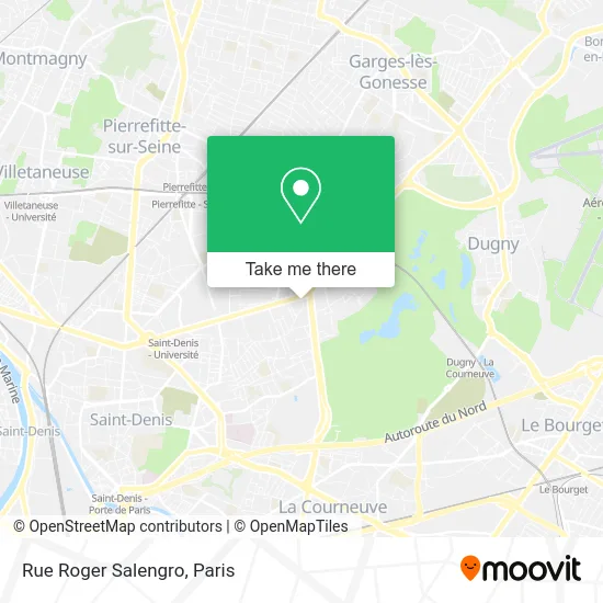 Rue Roger Salengro map