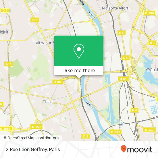 2 Rue Léon Geffroy map