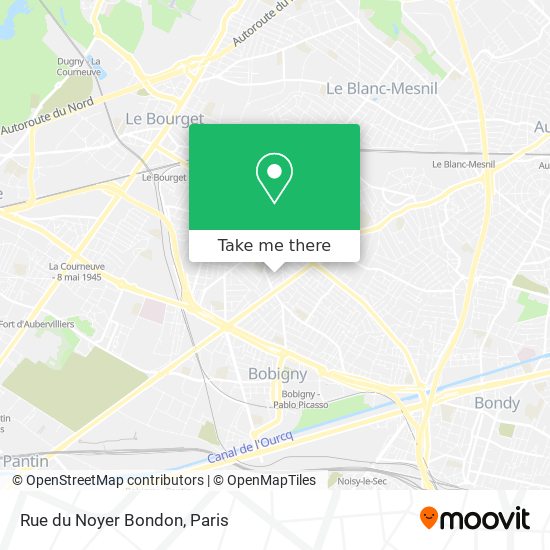 Rue du Noyer Bondon map