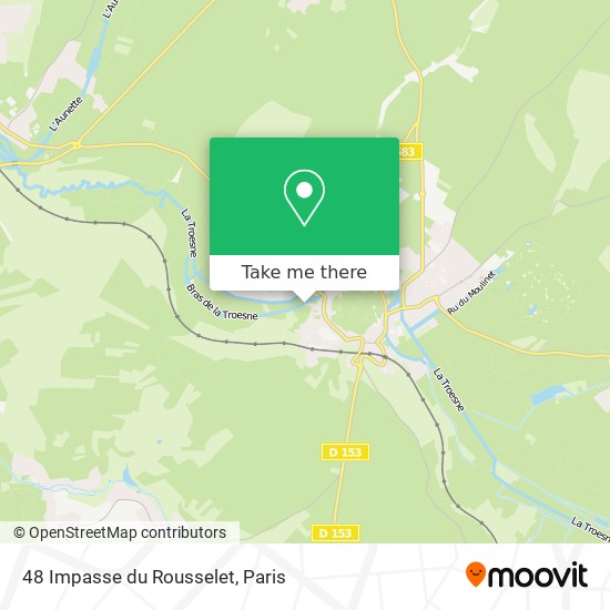 Mapa 48 Impasse du Rousselet