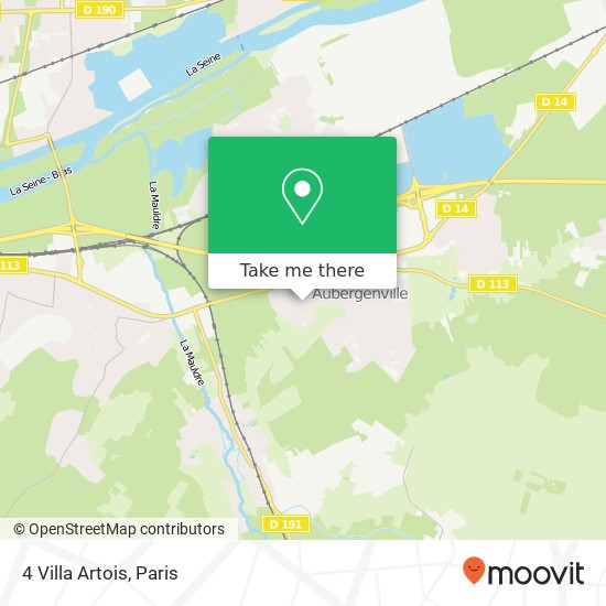 4 Villa Artois map