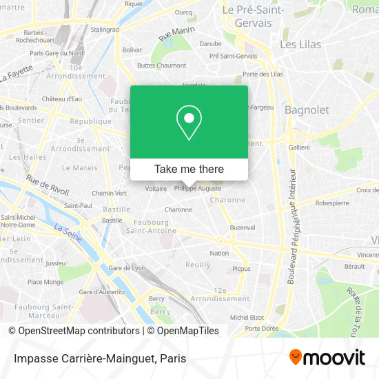Impasse Carrière-Mainguet map