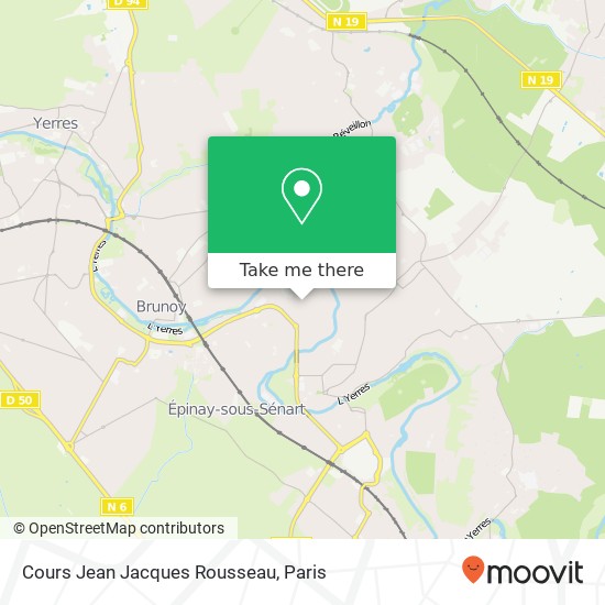 Mapa Cours Jean Jacques Rousseau