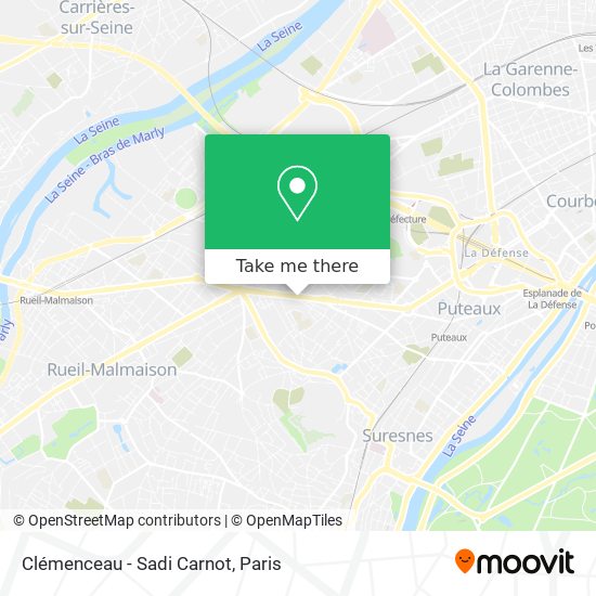Clémenceau - Sadi Carnot map