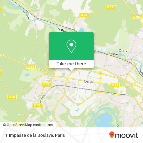 1 Impasse de la Boulaye map