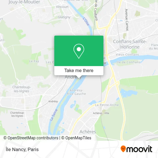Île Nancy map
