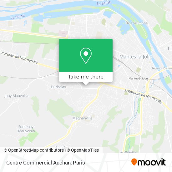 Centre Commercial Auchan map