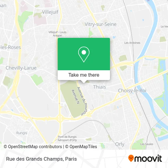 Rue des Grands Champs map