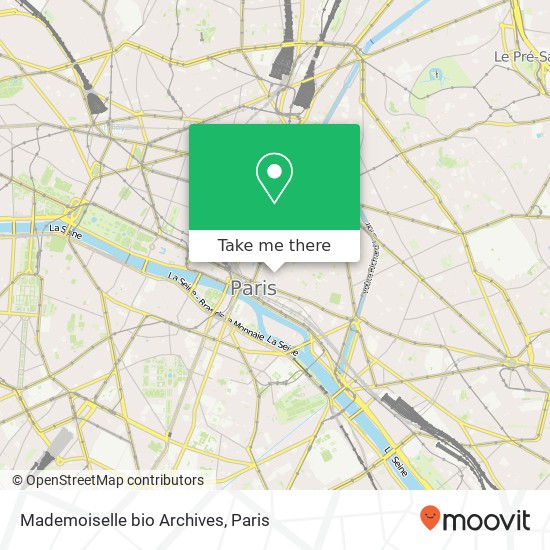 Mademoiselle bio Archives map