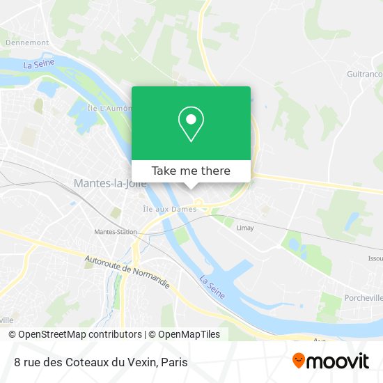 8 rue des Coteaux du Vexin map