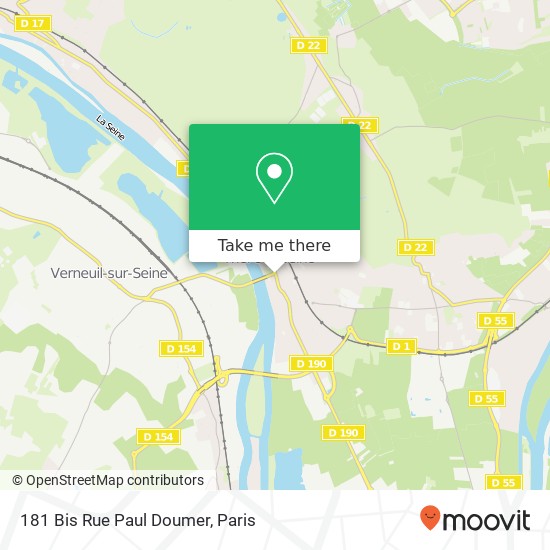 181 Bis Rue Paul Doumer map