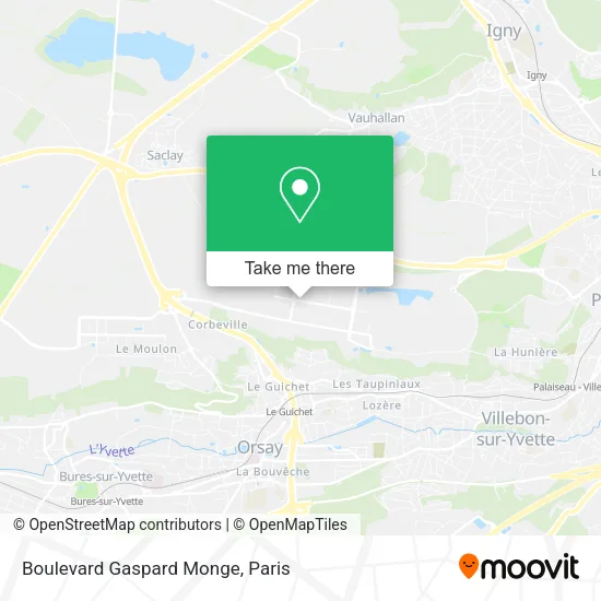 Boulevard Gaspard Monge map