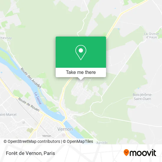 Forêt de Vernon map