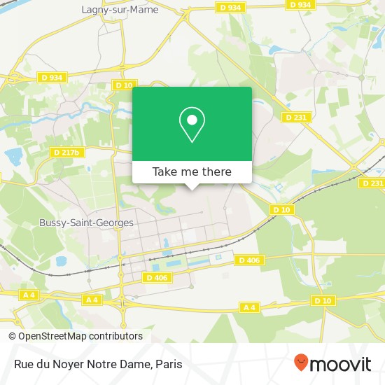 Mapa Rue du Noyer Notre Dame