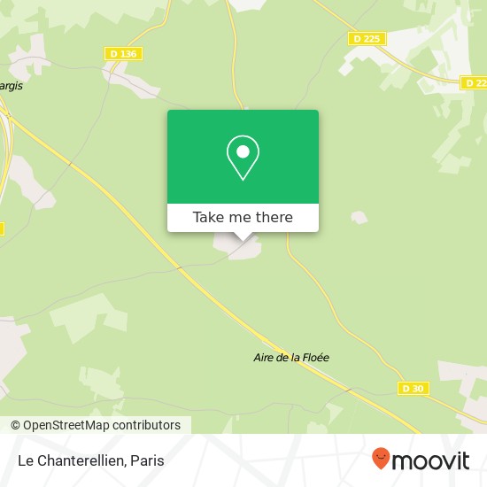 Mapa Le Chanterellien, 7 Rue de la Mairie 77460 Chaintreaux