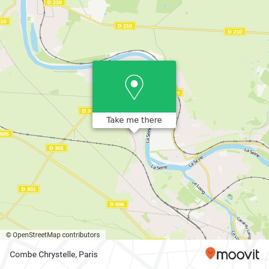 Mapa Combe Chrystelle, 98 Rue du 14 Juillet 77810 Thomery