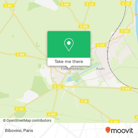 Bibovino, 10 Rue des Trois Maillets 77300 Fontainebleau map