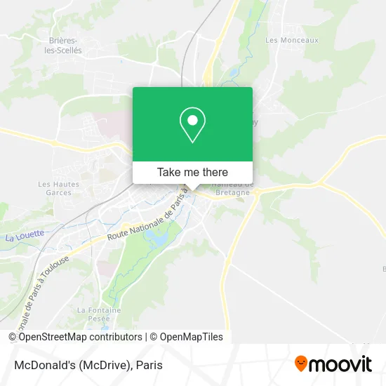McDonald's (McDrive) map