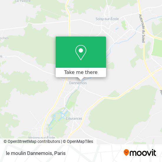 Mapa le moulin Dannemois