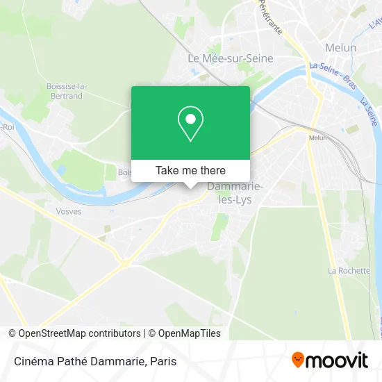 Cinéma Pathé Dammarie map
