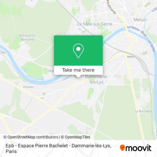 Epb - Espace Pierre Bachelet - Dammarie-lès-Lys map