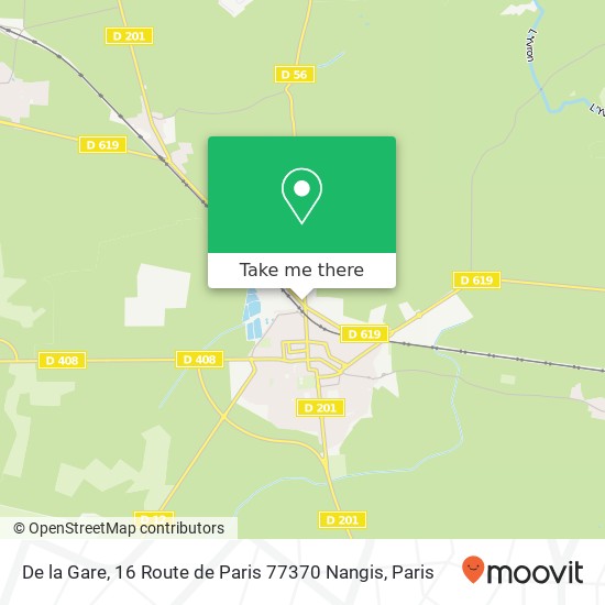 De la Gare, 16 Route de Paris 77370 Nangis map