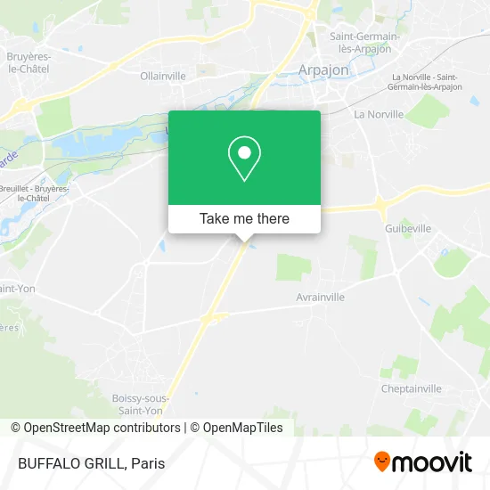 BUFFALO GRILL map