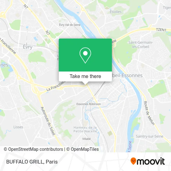 BUFFALO GRILL map
