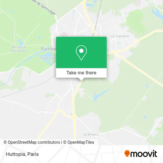 Huttopia map