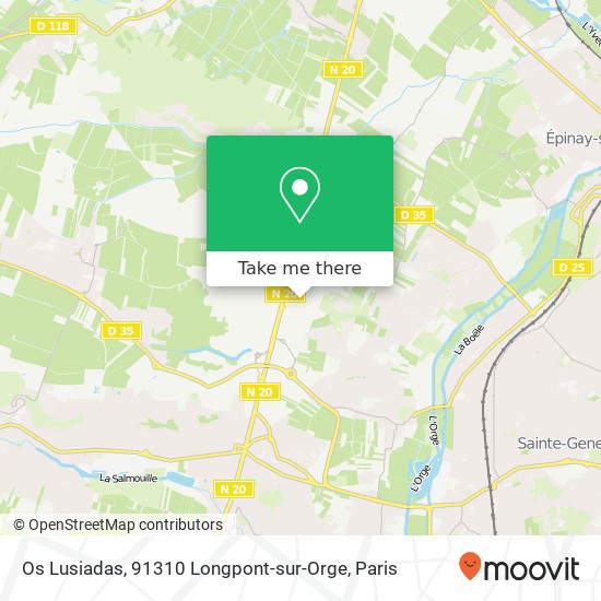 Mapa Os Lusiadas, 91310 Longpont-sur-Orge