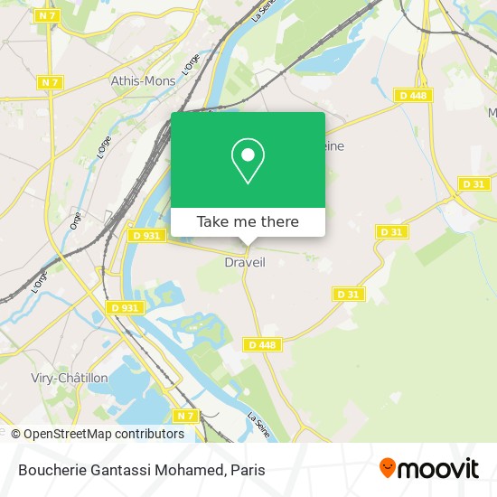 Boucherie Gantassi Mohamed map